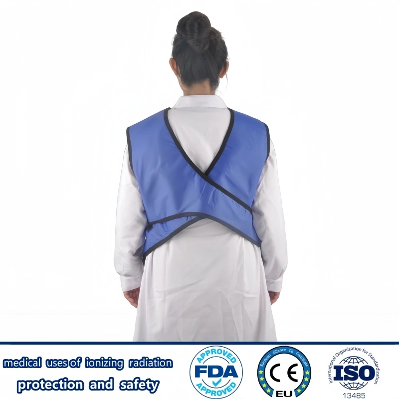 Radiology short x-ray lead apron 0.35/0.5mmpb gamma ray radiation shield lead garment patient radiological protection wear
