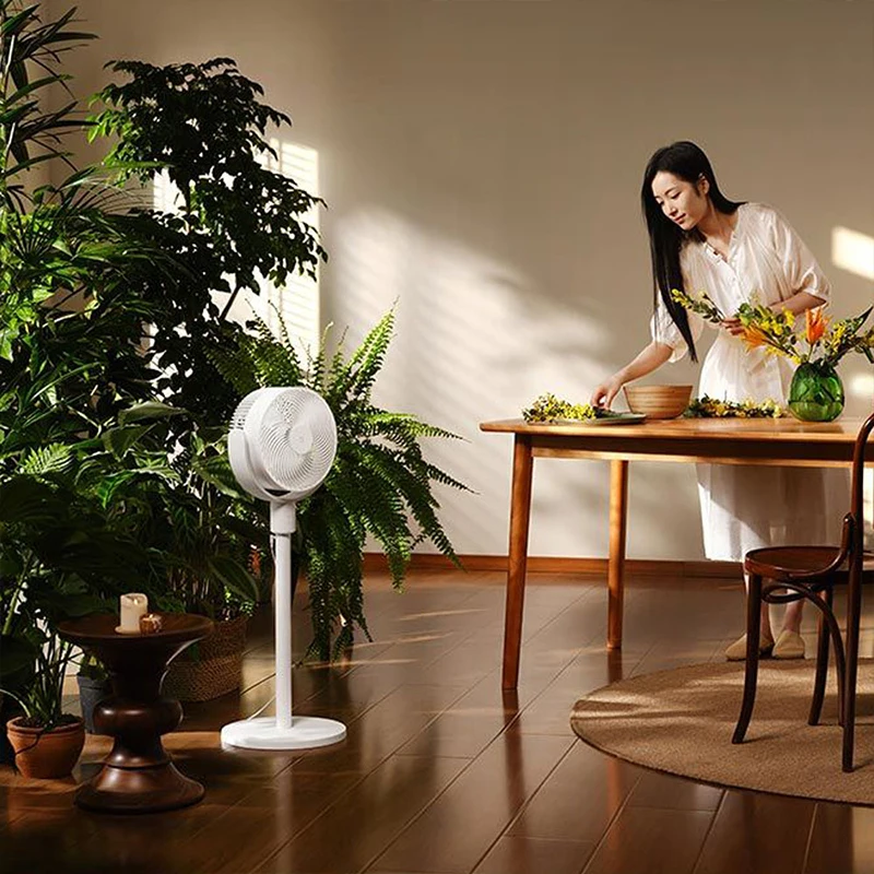 XIAOMI MIJIA Ventilatore di circolazione, Ventilatore per condizionatore d'aria ricaricabile a scomparsa, Ventole da tavolo da pavimento per la casa, Supporto l'app MI HOME