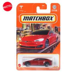 Original Mattel Toy Matchbox Car 1/64 Metal Diecast 2024 New Tesla Model S 30782 Vehicle Toys for Boys Collection Birthday Gift