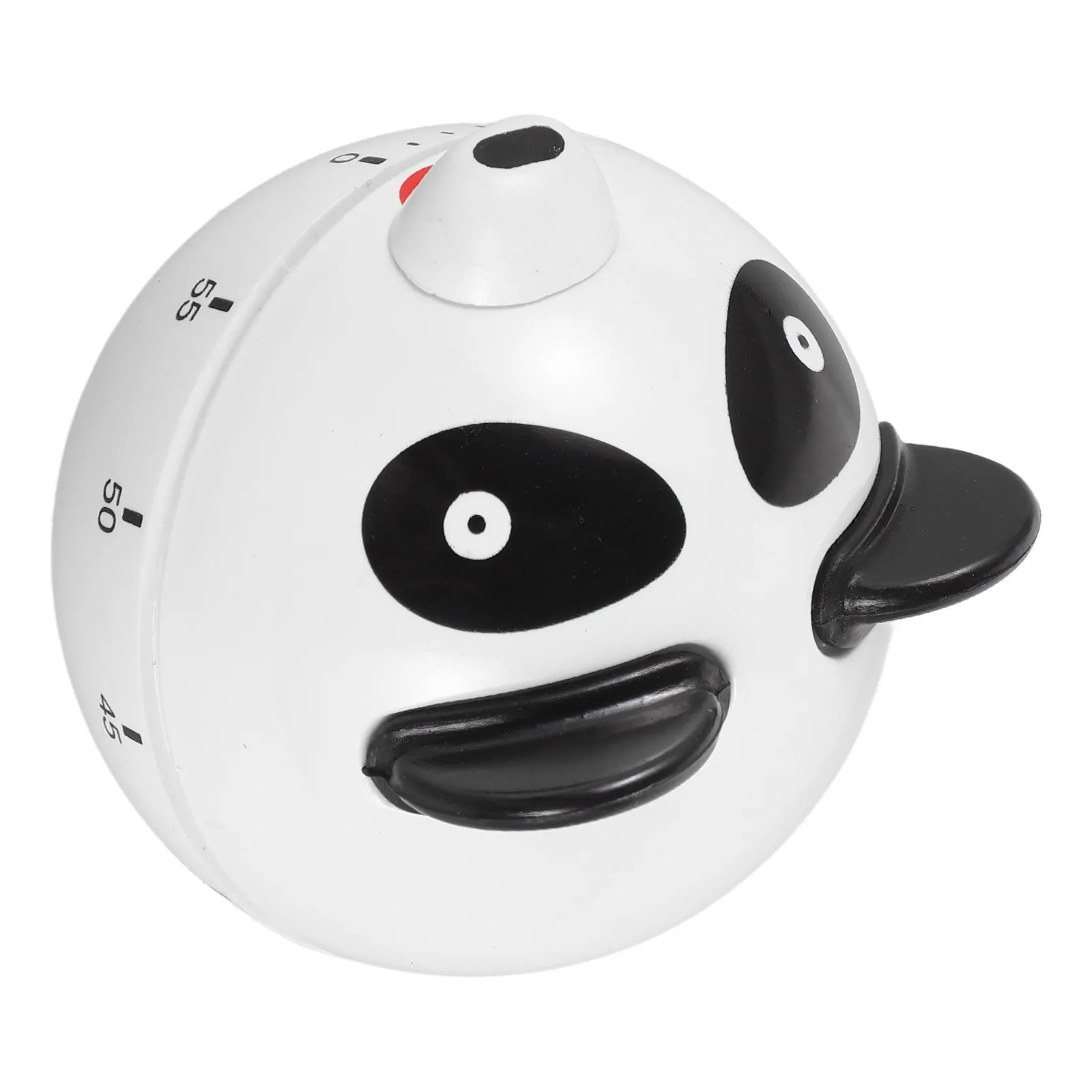 60-Minute Cute Panda Mechanical Timer Kitchen Cooking Timer for Study Work Exercise Loud Ringing Alert Reliable Time Manager