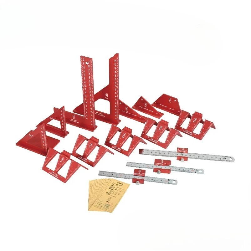 Woodworking Line Marking Triangle Square Dovetail Gauge Positioning Limiter Measuring Tool