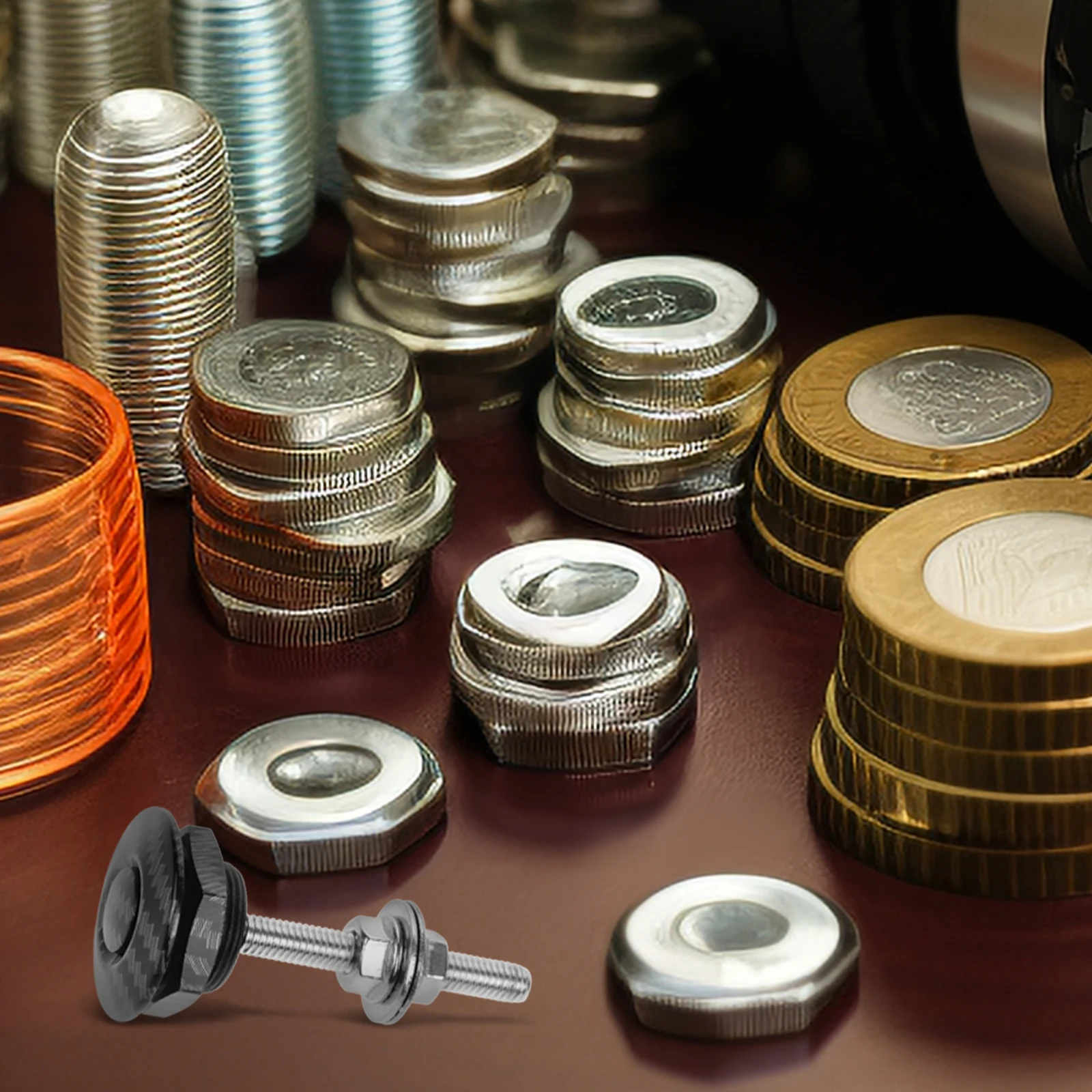 

1 Set Vehicle Pin Quick Latch Lock Bumper Pin Set Durable Sturdy Automotive Hood Pins Racing Car Enthusiasts Quick Releasing