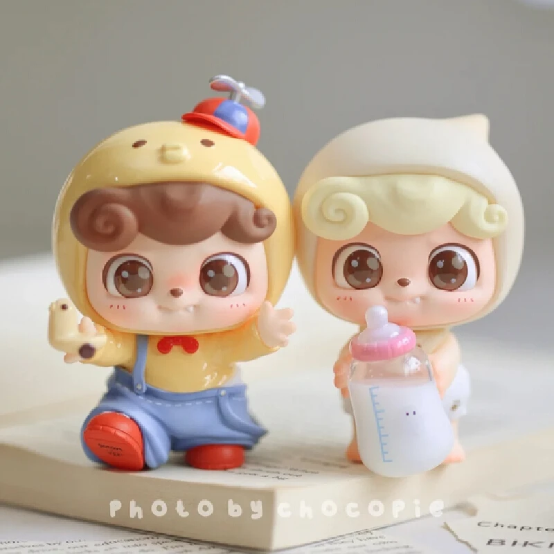 

Q.Kid Be Your Q Baby Series слепая коробка аниме фигурка мультяшная фигурка коллекция настольный декор куклы игрушка детский подарок на Хэллоуин