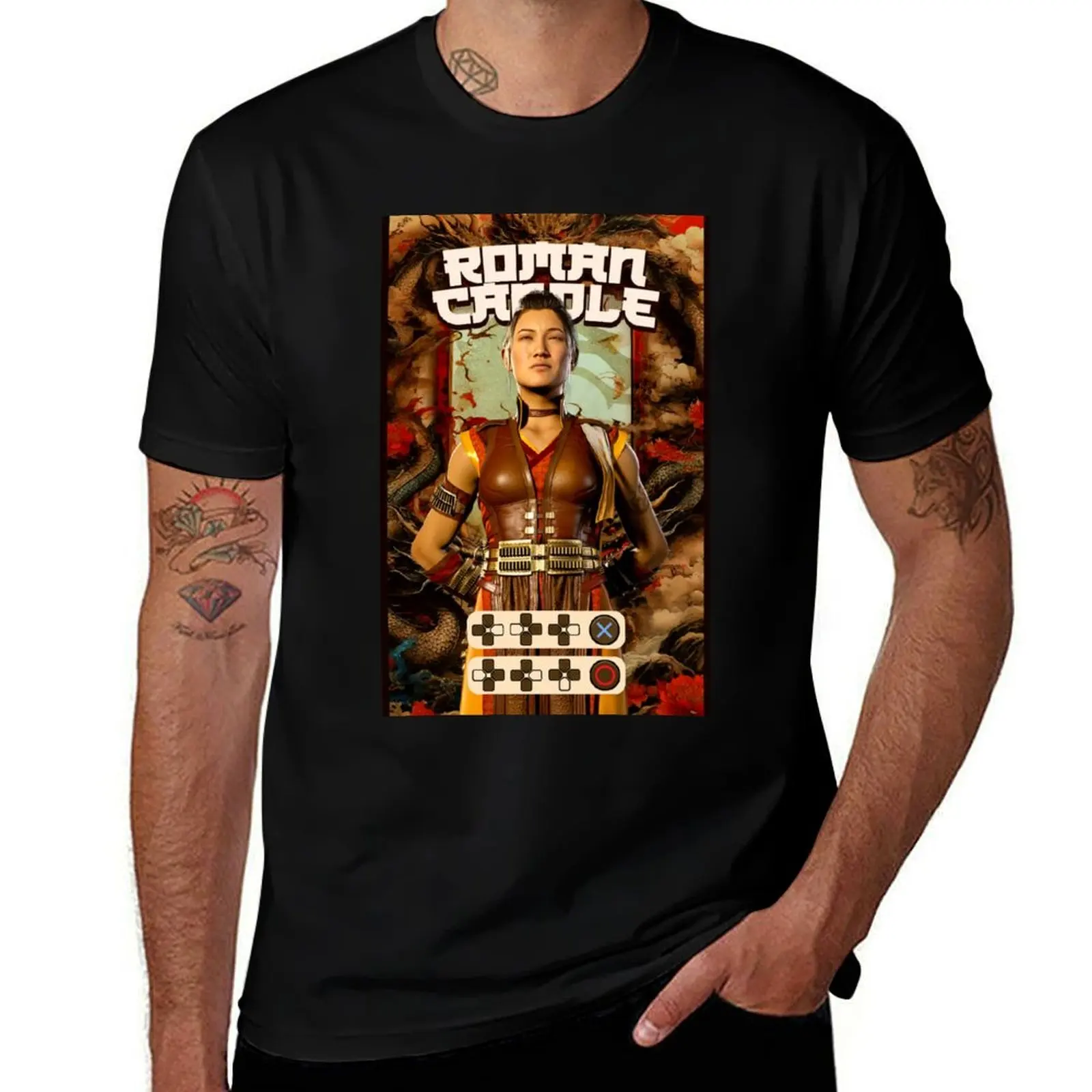 

Mortal Kombat Retro LI MEI Gaming Art T-Shirt baggy shirts Personalized t-shirt big and tall t shirts for men