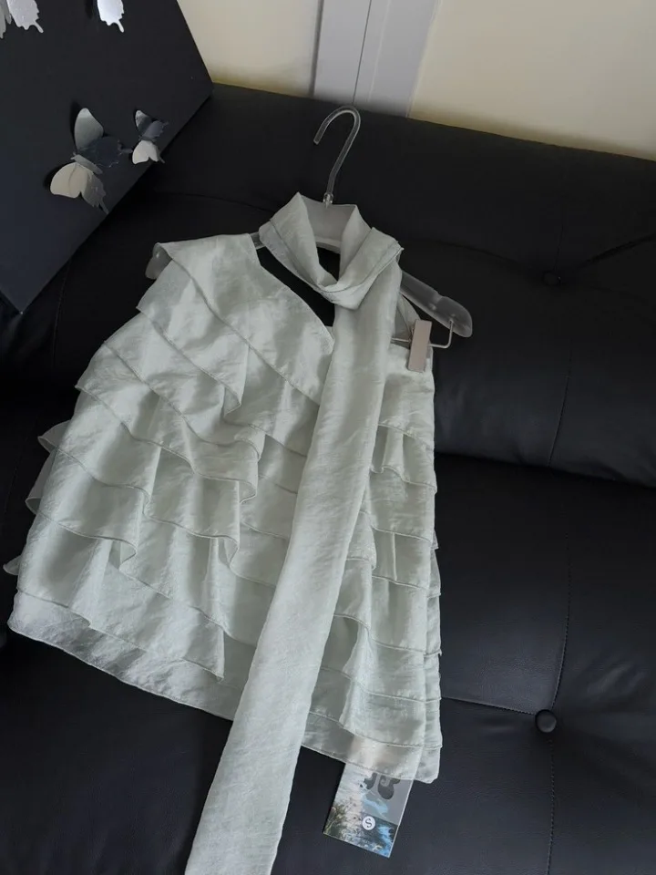 

Сексуальный шифоновый топ с открытыми плечами Pure Desire, женская модная блузка из хлопка и шерсти с кружевом, оригинальный дизайн для ранней весны