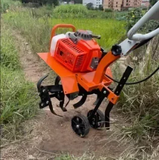 Small Agricultural Gasoline Rotary Tiller Home Hoe Weeding, Loosen Soil Open Ditch Plow