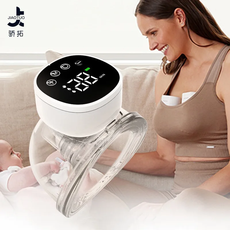 

2PCS Bilateral Hands-free Wearable Breast Pump, Electric Fully Automatic Integrated Breast Pump
