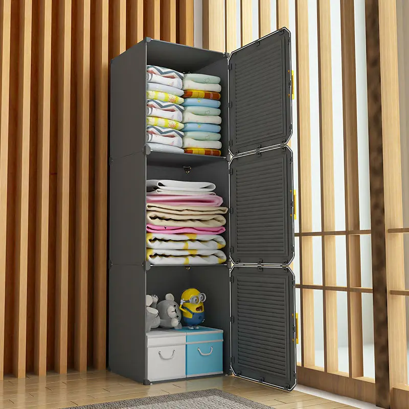 Office Large Size Clothes Folding Cabinets Splice Storage Toy Placement Dustproof Household Partitions Vestidores Home Furniture