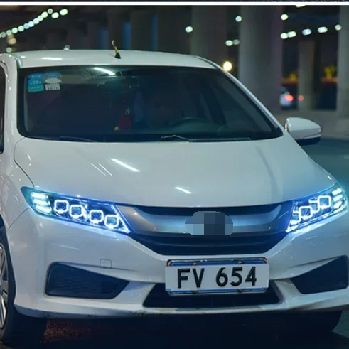 

AirowLed Headlight For HONDA City LED Head Lamp 2014-UP Black JC