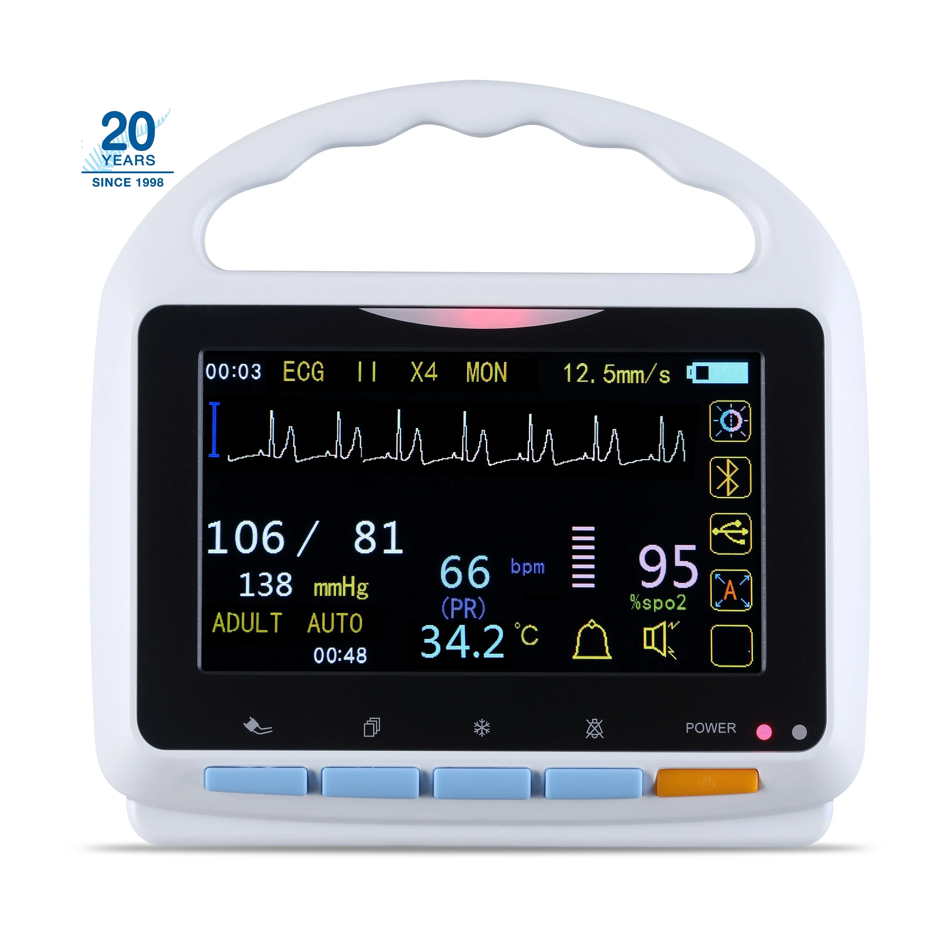 CE Portable Multi Parameter Patient Monitor Hospital Medical Monitoring System Patient Monitor