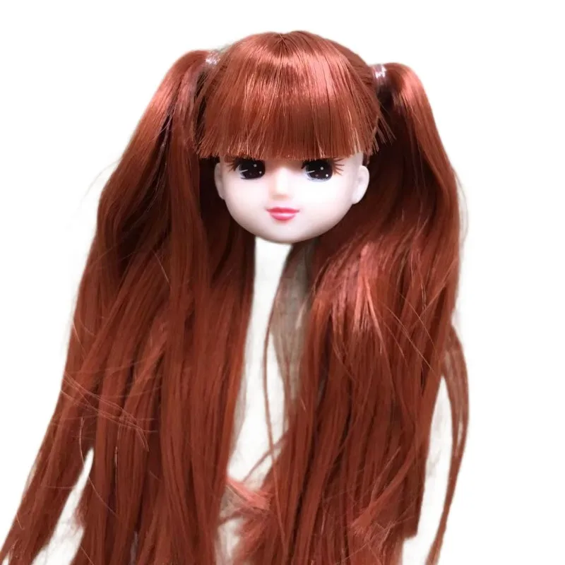 Original Jenny Licca Puppenköpfe, süßes kleines Mädchen, bunte lange Haare, DIY-Puppen-Dressing-Figuren, Mädchen-Geschenke, Spielzeug – Detail 4