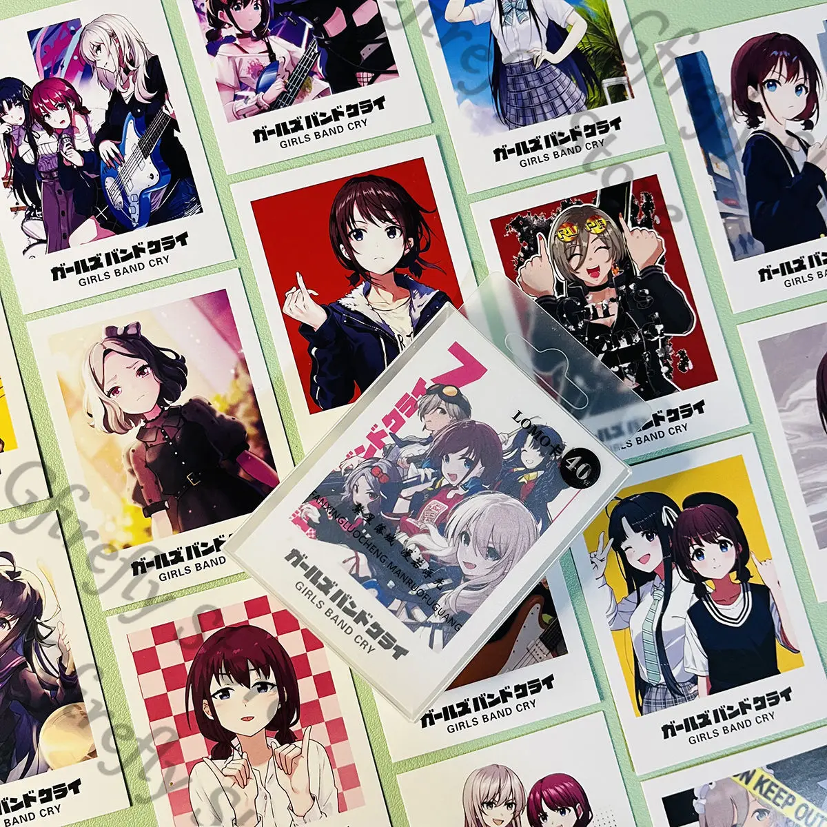 

GIRLS BAND CRY Playing Cards Chumly Lie Fallow Game Lesser Calorie Anime Fiche Ambitus High Definition ISERI NINA Card Gift