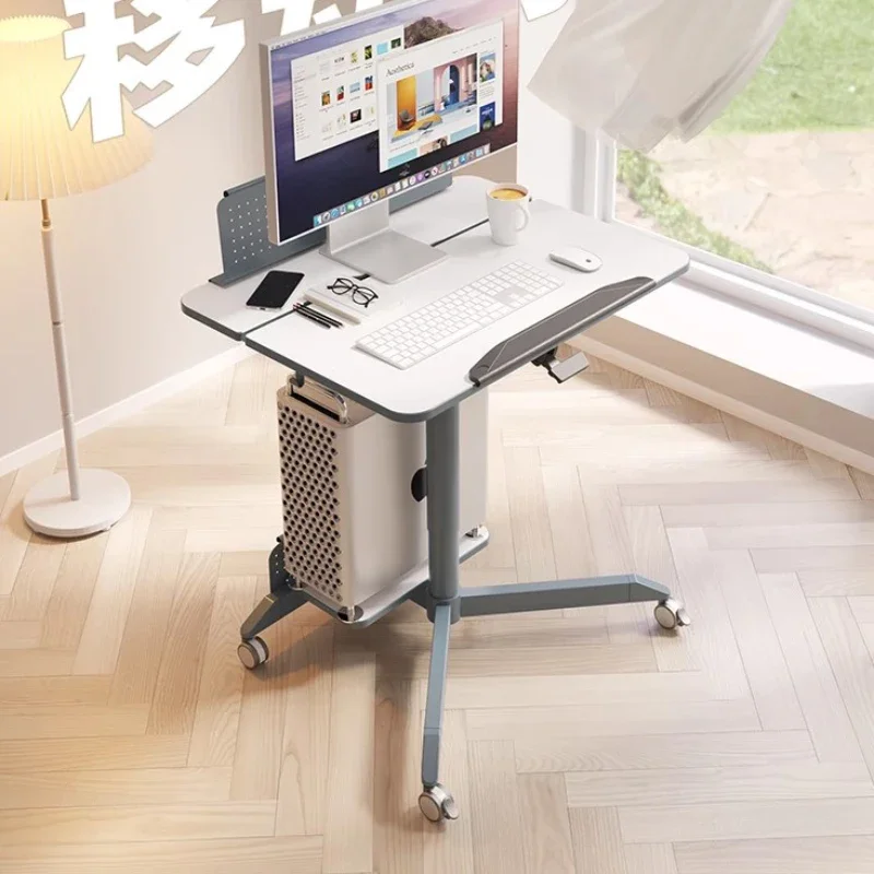 

Elevating Movable Computer Desk Pneumatic Children Learning Small-sized Office Desk Room Table Pliante Motion Gaming Escritorio