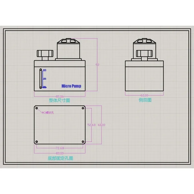 Bomba integrada de alta resistencia en miniatura de J-3 CNC con tanque excavadora modelo 7MPA para 1/14 RC excavadora cargadora Bulldouzer