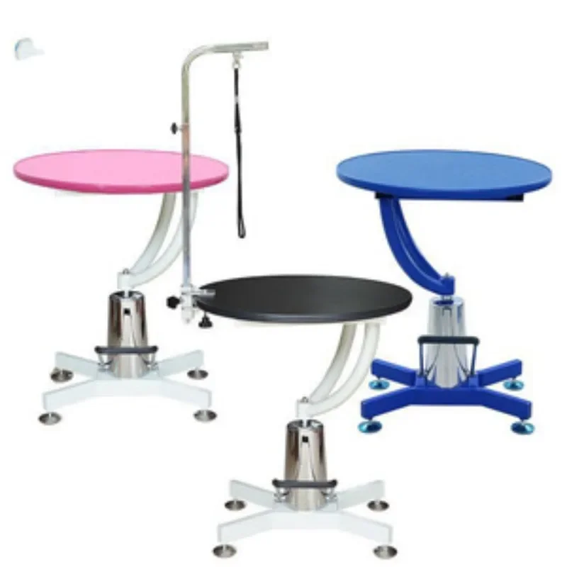 

Pet cat and dog beauty shearing shape pneumatic lift beauty table can rotate 360 degrees