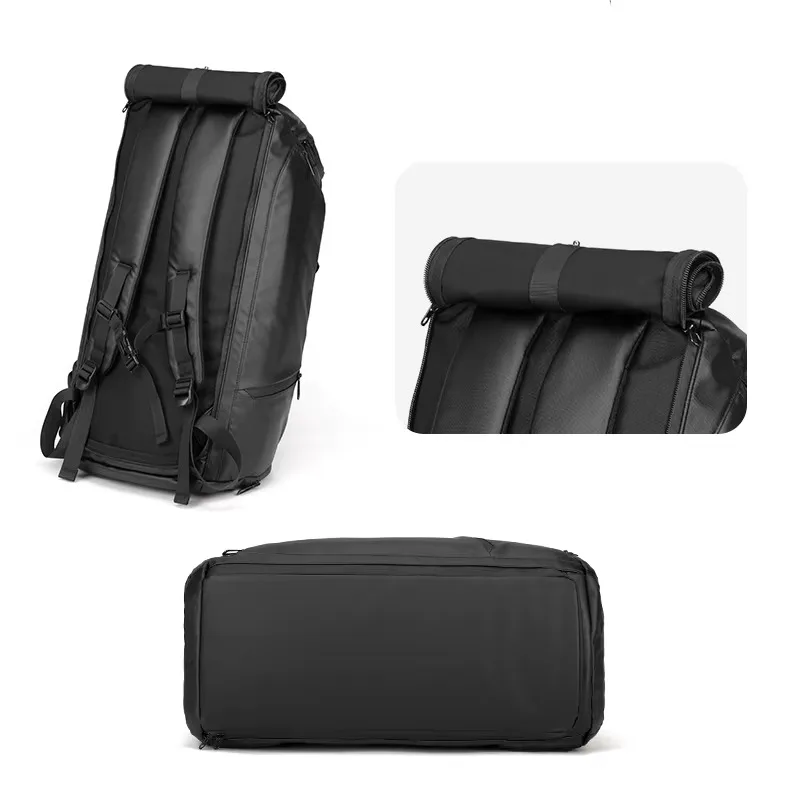 Eco-friendly Polyester Fitness Bag with Wet and Dry Separation, Outdoor Sports Hiking Backpack, Large Capacity Travel Handbag