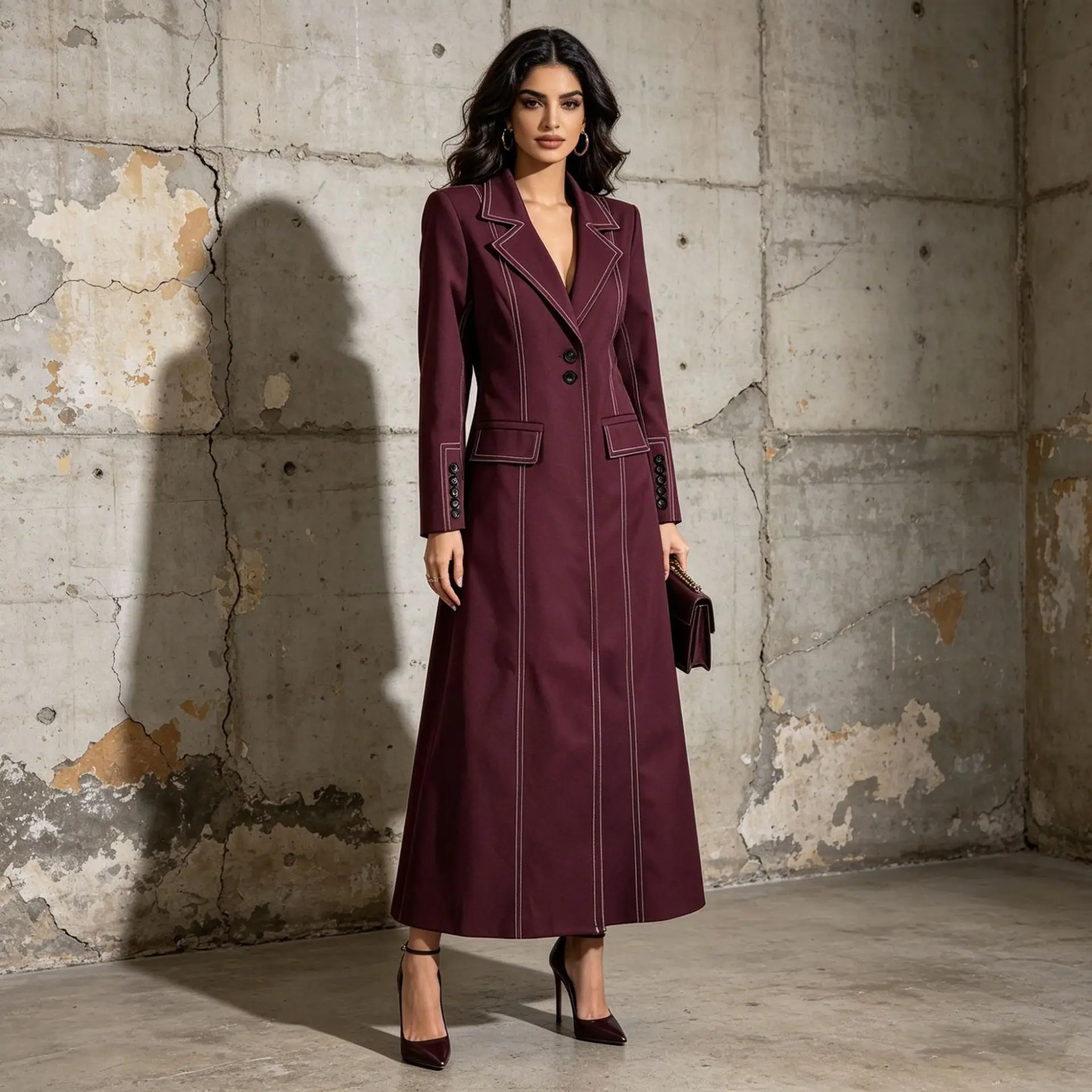 ZAMOR Fashion Design Women Trench Coat 2026 New Collection High-End Color Block Long Length Ladies Outerwear