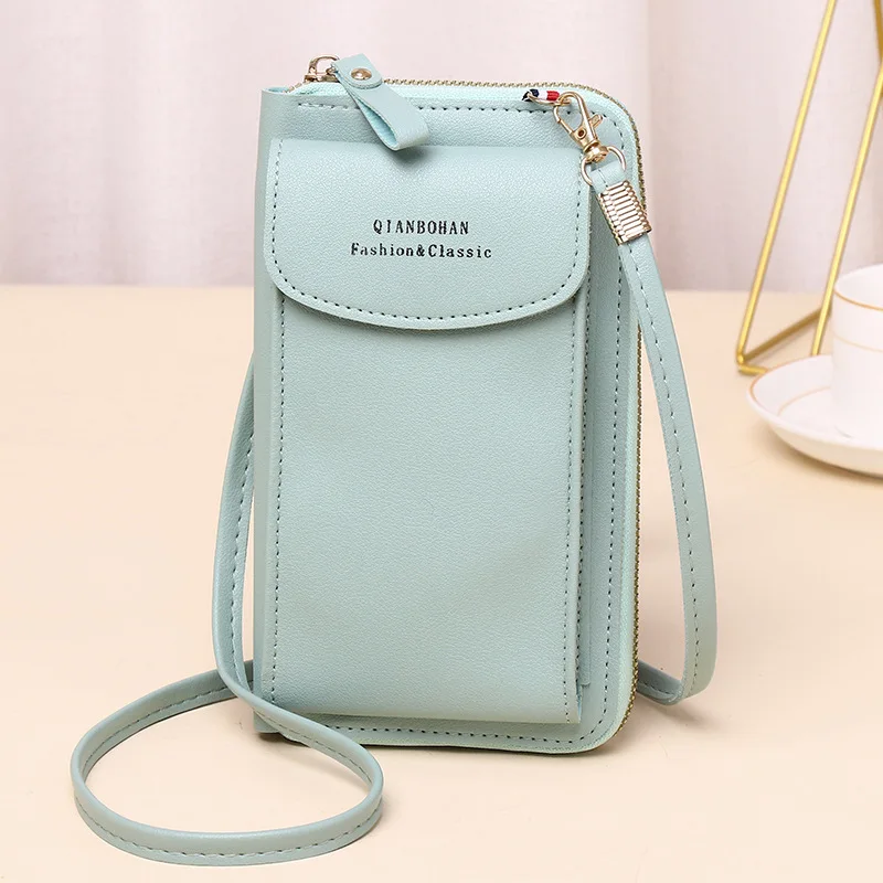 Women Bag Smartphone Wallet Tassel Leather Shoulder Strap Handbag Waterproof Women Wallet Bag Touch Screen Cell Phone Purse Bag