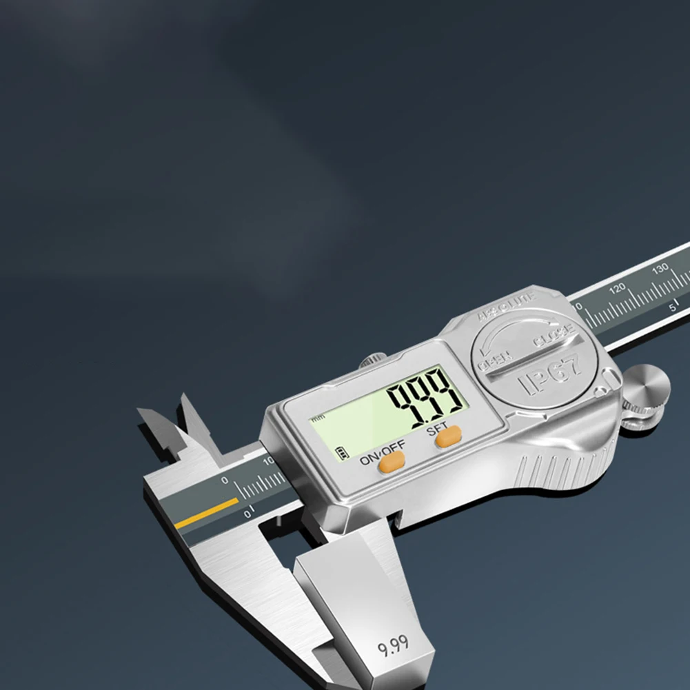 1PCS 0-150mm IP67 Digital Caliper Vernier Calipers Micrometer Electronic Vernier Caliper Measuring Tool With LED Display