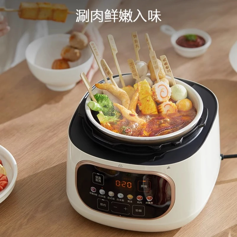 ميديا قدر الضغط الكهربائي المزدوج المسلوق 1-3 شخص قدر الضغط طنجرة الأرز 220 فولت 2.2 لتر 730 واط