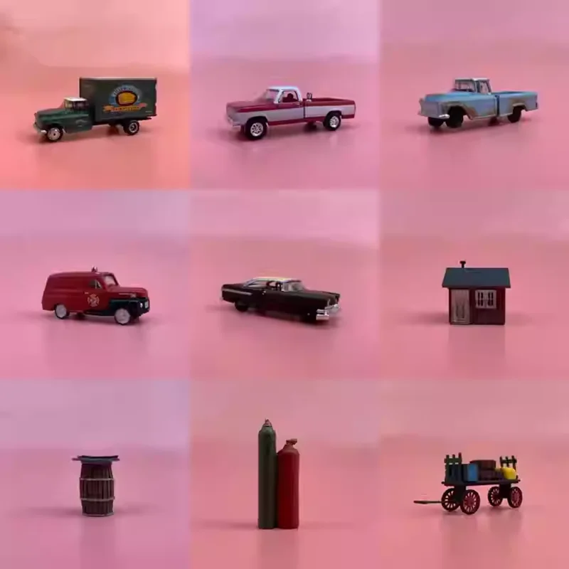 

Bulk Architectural Model Materials Sand Table Outdoor Scene Decoration Colorful Mini Cars Model
