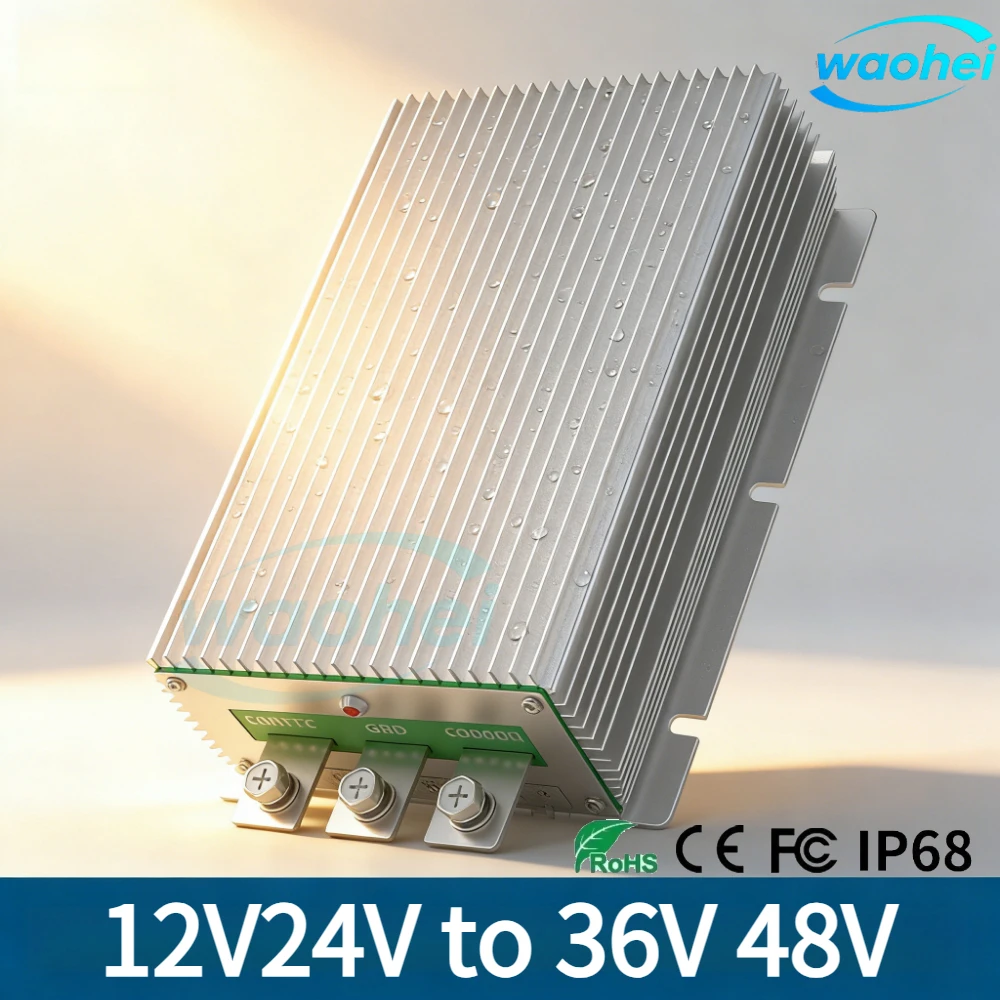 

12V24V to 36V48V20A/30A DC power converter inverter transformer booster wide voltage input 9-35V to 36V48V 48V20A 36V30A CE ROHS