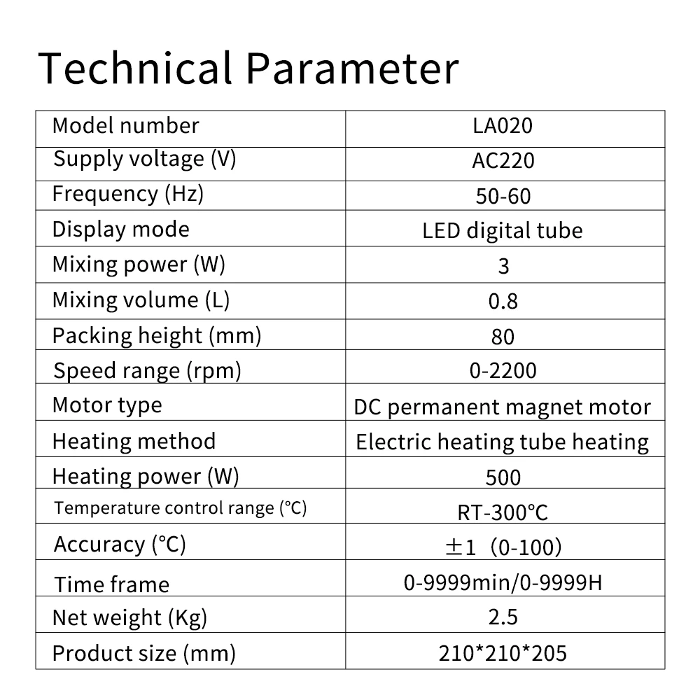 Pengaduk magnetik pemanas Lab 800ML, panci mandi air minyak pengaduk pelat panas Digital kenop 2200rpm kontrol kecepatan Mixer magnetik