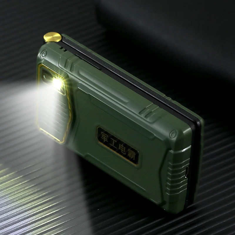 M7+ Russian Phone Russian Button English Button Big Button Full Band Flip Phone Dual Sim Dual Screen 6800mah Big Battery Phone