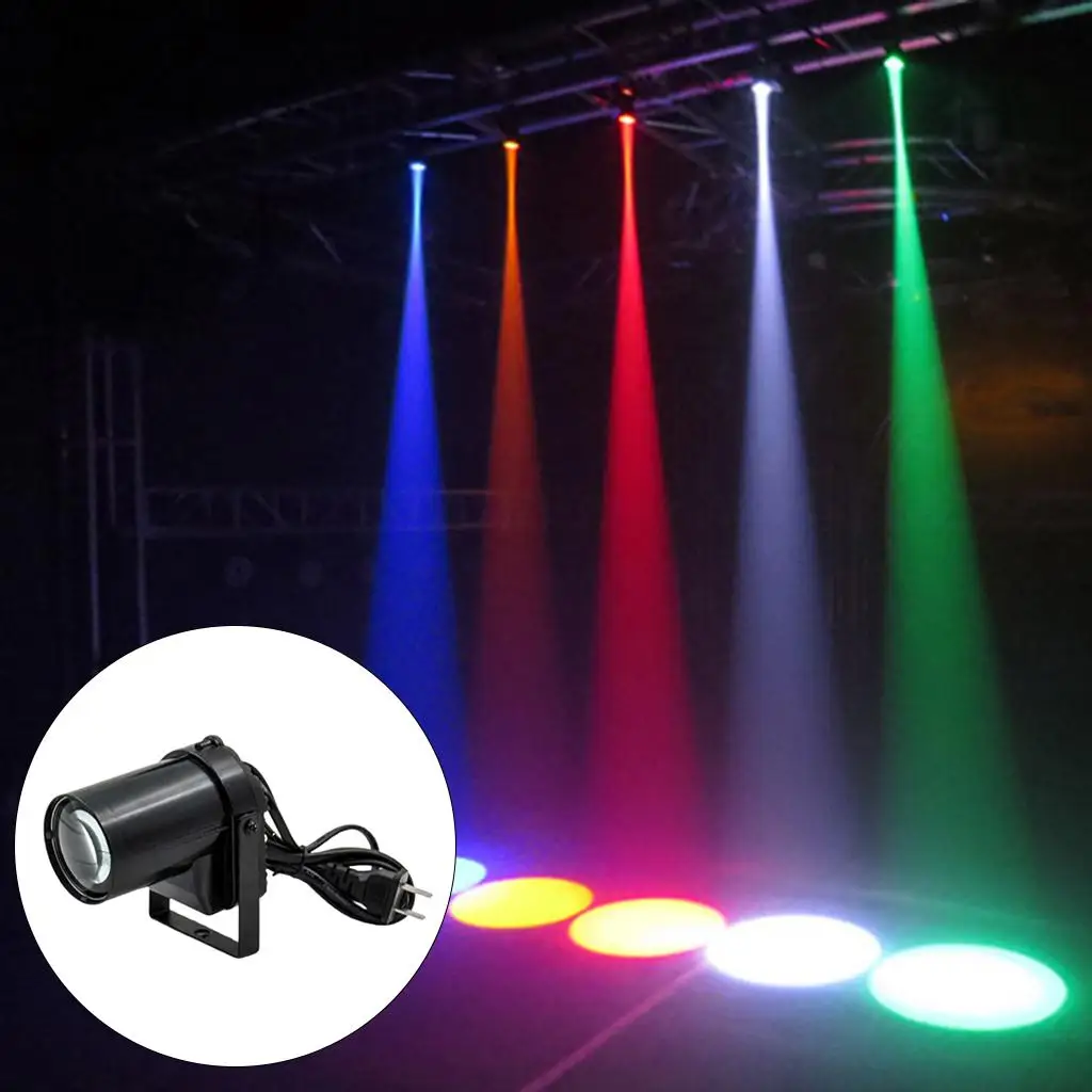 LED Stage Lights European Standard Pinspot Projector Beam Bright for Club DJ