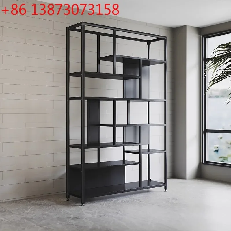 Light luxury metal home floor office partition decorative frame multi-layer creative display display stand