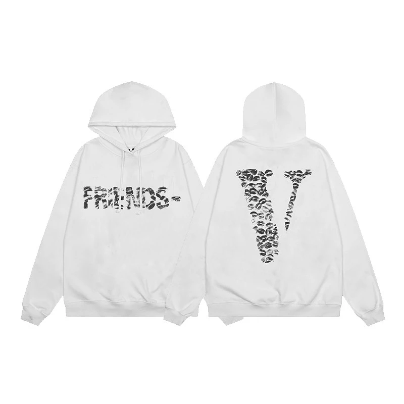 New Limited Edition V-shaped Sweatshirt New Spring and Autumn Style Hooded American High Street for Both Men and Women