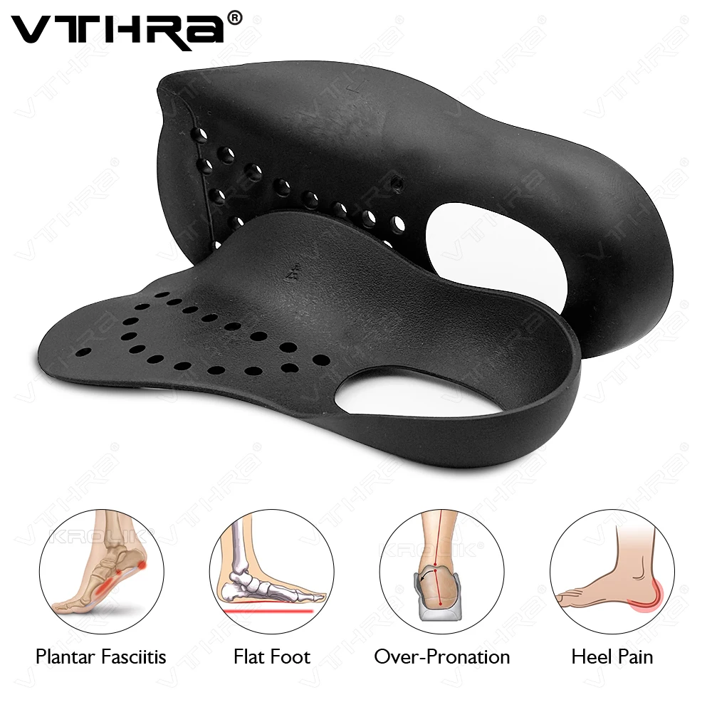 Support de voûte plantaire en forme de O pour pied plat, coussretours orthopédique pour chaussures, fasciite plantaire, orthèses pour pieds plats