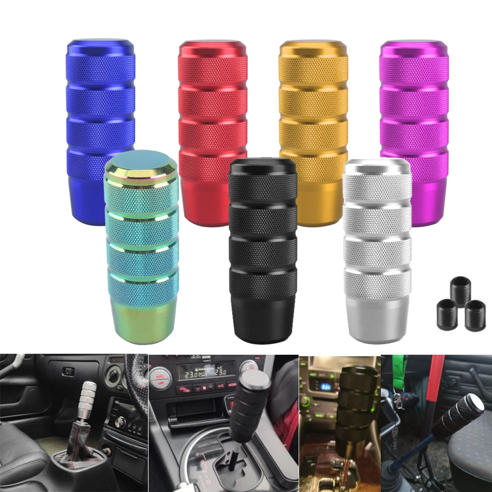 Universal Car Aluminum Manual Gear Shift Knob Stick Manual Transmission Gearstick Lever Shifter Knob