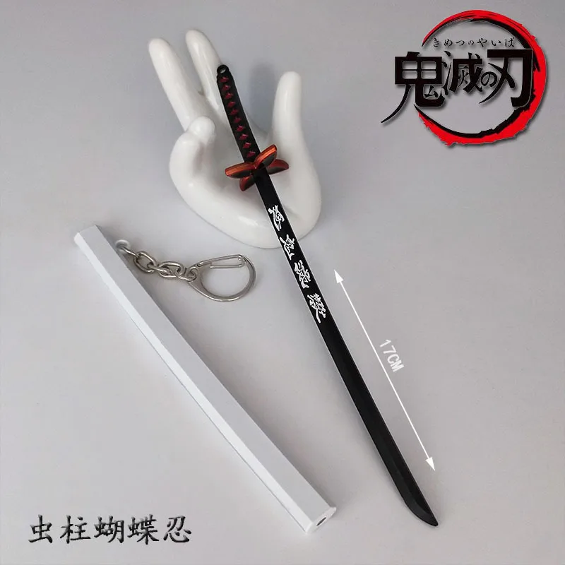 Figura de Anime J apanese, accesorios de Cosplay de arma Katana que se puede abrir, joyería de aleación para fanáticos de los dibujos animados, accesorios de regalo, Demon Slayer