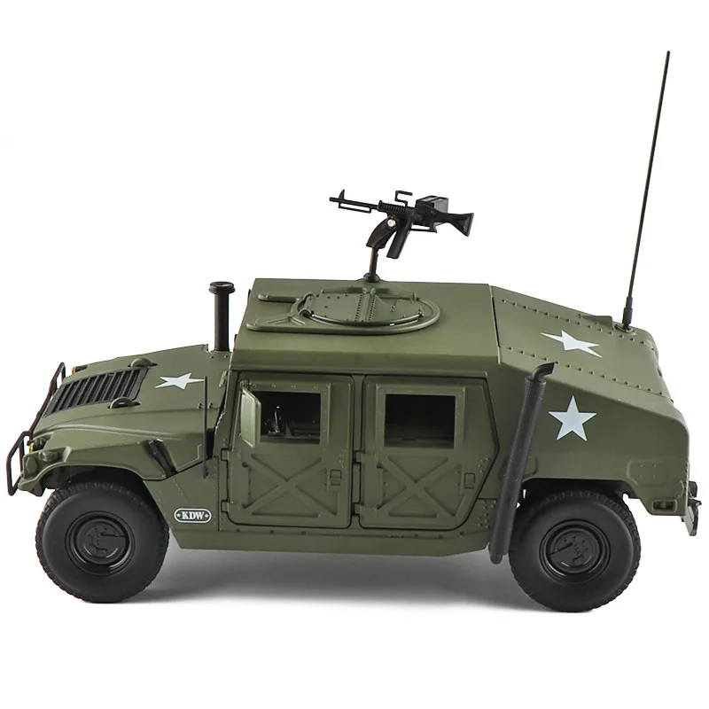 1:18 Alloy Diecast H1 Military Explosion Proof Car Model Simulation Metal Off-road Vehicles Armored Car Model Boys Gifts