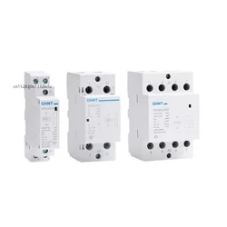 CHINT NCH8 20A 25A 40A 63A Din Rail contattore ca per uso domestico 220V 230V 380V 400V 1 no1nc 2NO 2NC 4NO 1 singolo 3 trifase