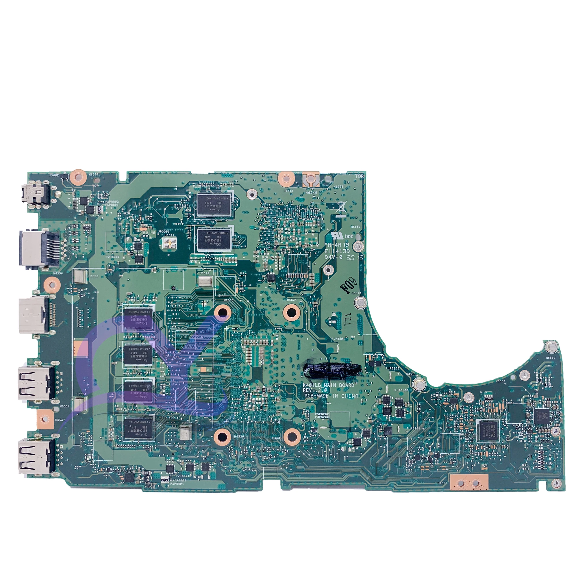 K401LB Laptop Motherboard For ASUS K401L A401L K401LX Mainboard 4G-RAM I3-5th I5-5200U I7-5500U GT940/V2G 100% Working