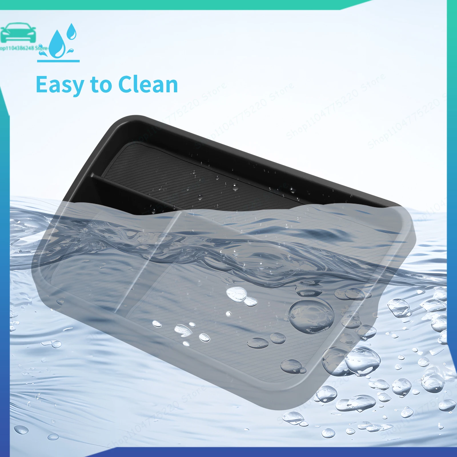 

For Leapmotor B10 2025 2026 Central Control Screen Rear Storage Box Car Interior Accessories Dashboard Storage Tray ABS