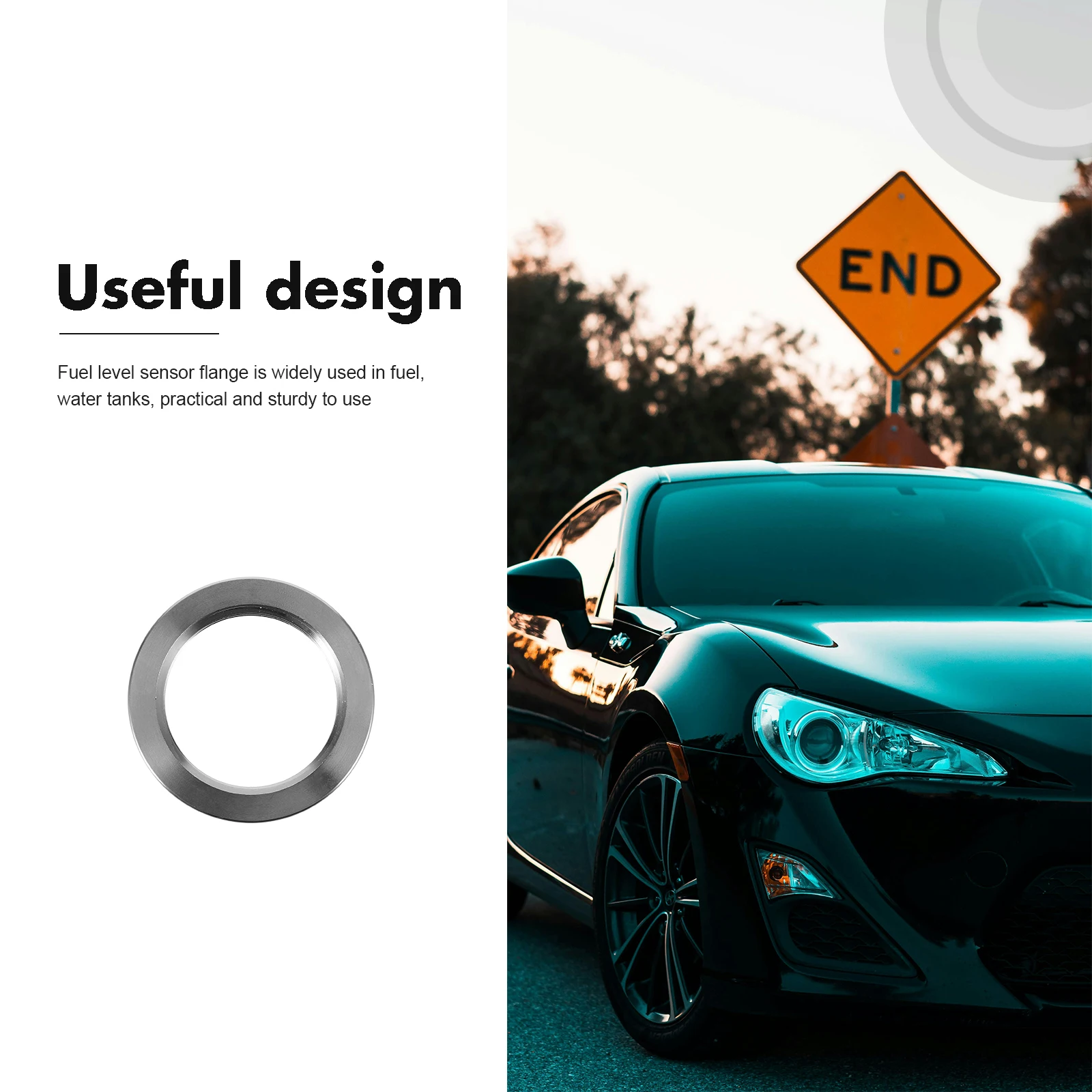 

Oil Level Sensor Flange for Water Tank Marine Fuel Silver Replacement Stainless Steel High Quality Durable Design Suitable