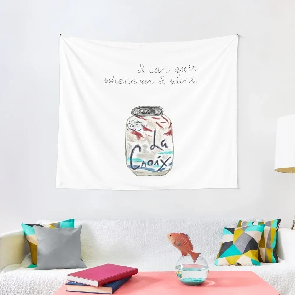 

I can quit coconut La Croix Tapestry Wall Hanging Wall Room Decorations Tapestry