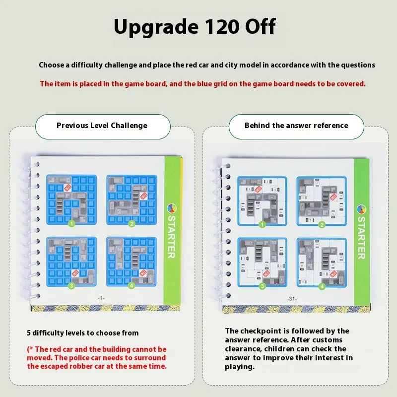 Kinder Challenge Tischspiele Polizei und Dieb Familienkind Interaktive Logik Denken Brettspiele Spielzeug