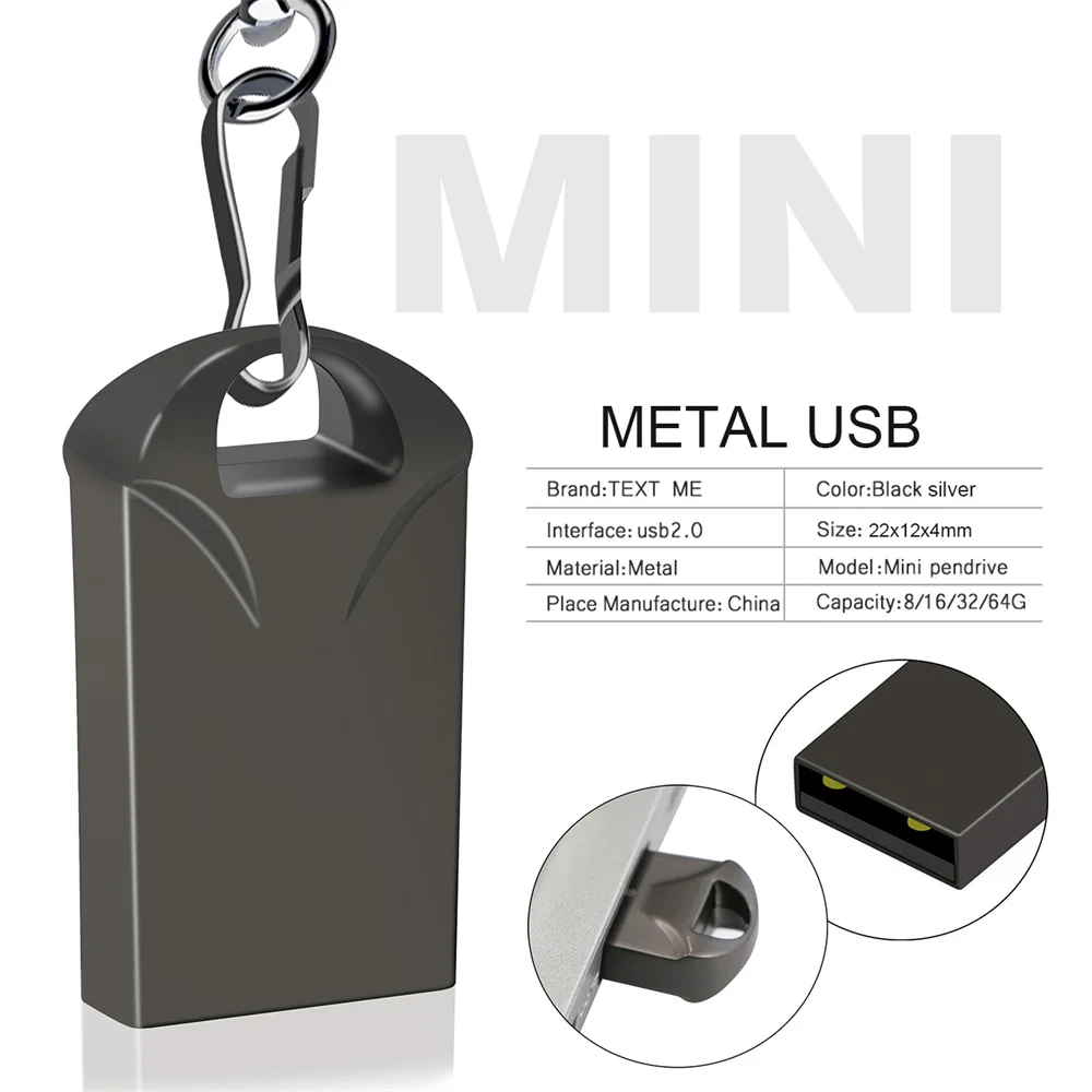 

Metal USB Flash Drive 128GB U Disk 4GB 64GB Pen Drive 8GB 16GB Memory Stick 32BG cartao de memoria 128gb