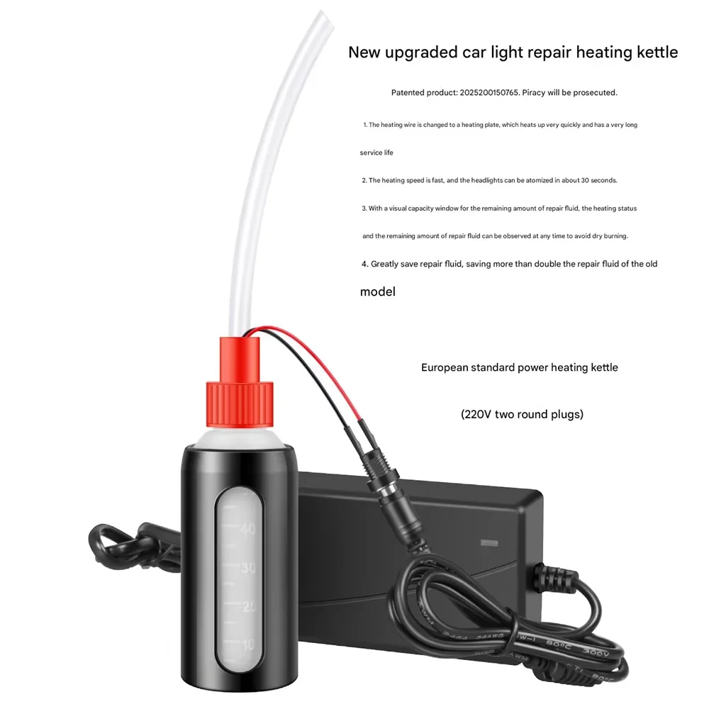 200ML Headlight Polish Restoration Kit Automotive Headlight Care Tool Liquid Polymer Chemical Repair Headlight Polisher