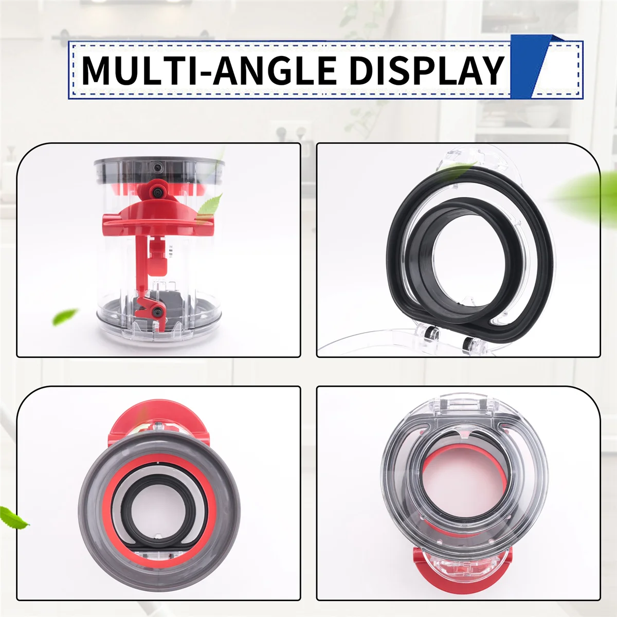 Bac à poussière Unique pour cartouche d'aspirateur mince V12, seau à poussière de remplacement pour aspirateur Robot collecteur de poussière