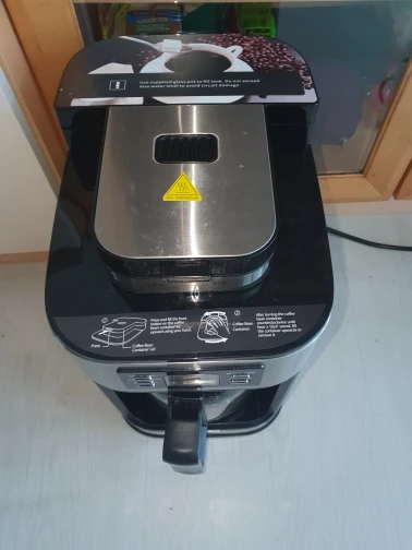 Petrus Automactic Coffee Machine Drip Coffee Maker Stainless Steel 10-cup Brew Coffee Machine With Built-In Grinder photo review