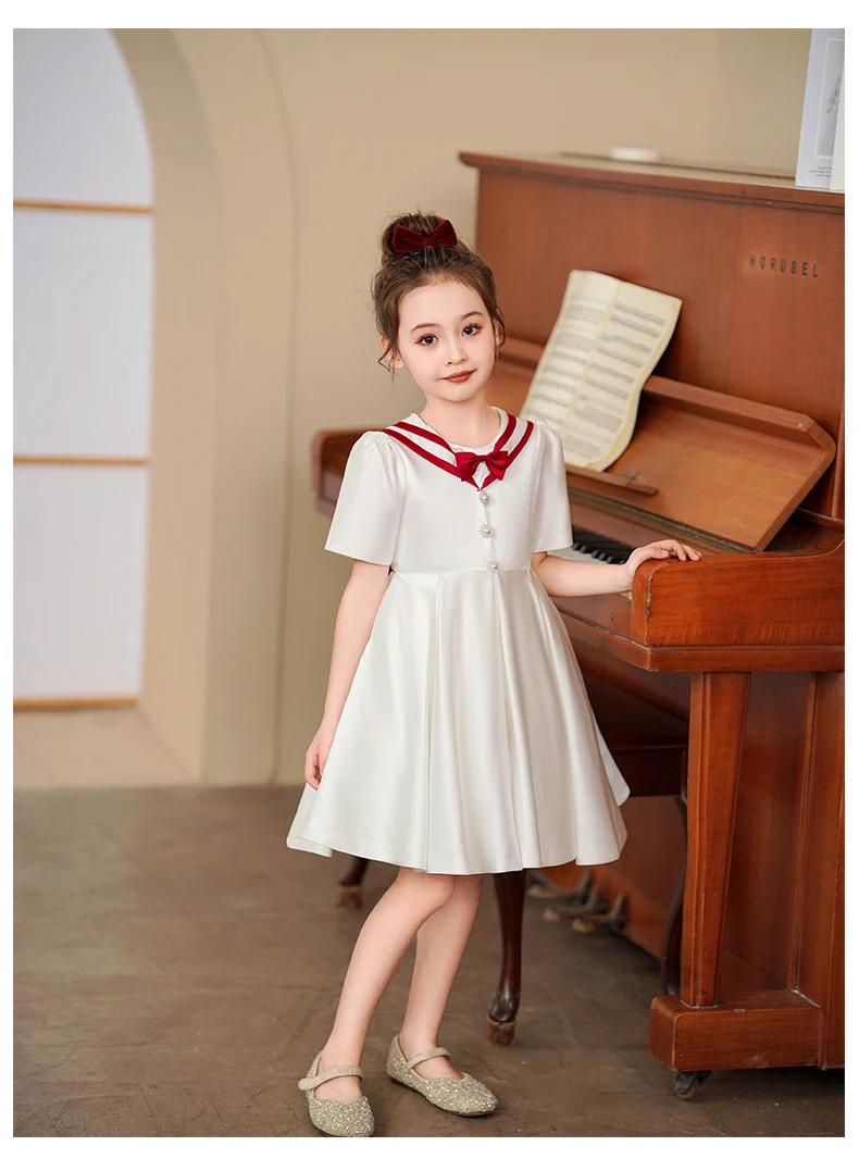 Chinese Style Children's Costume Girls' Long Sleeve Princess Dress Guzheng Performance Wear Stage Wear