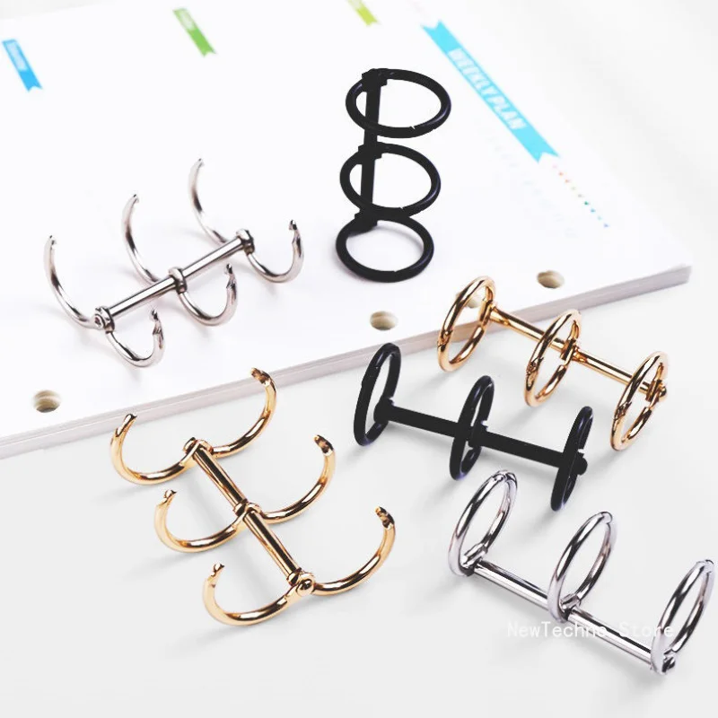 1pc Metal Loose Leaf Book Binder Rings Album Scrapbook Clips Craft Photo Album Metal Ring Binder Stationery Office Supply