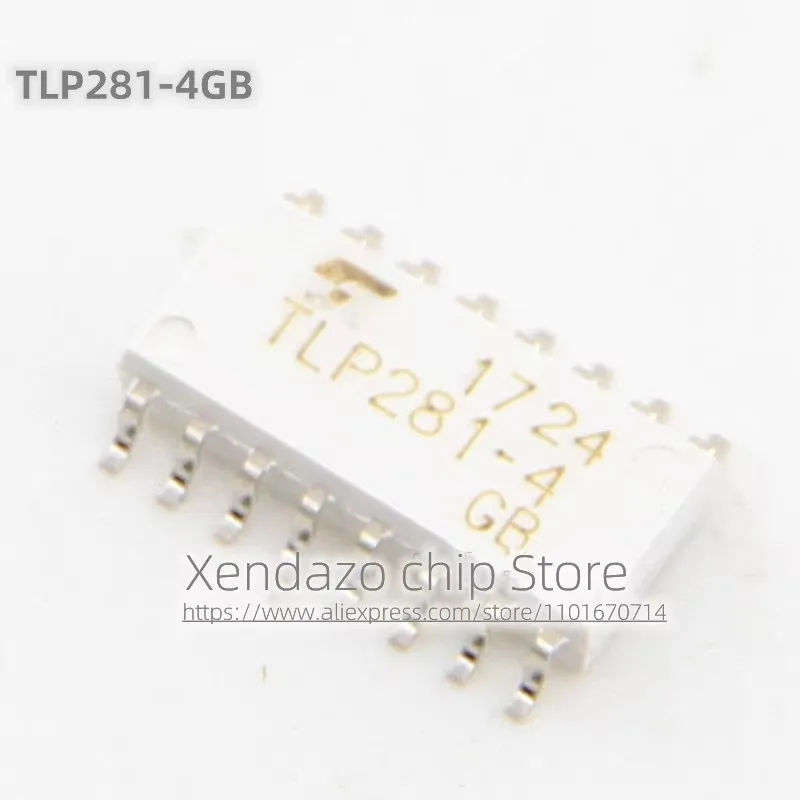 5pcs/lot TLP281-4GB TLP281-4 TLP281 SOP16 package DC output Optocoupler  chip