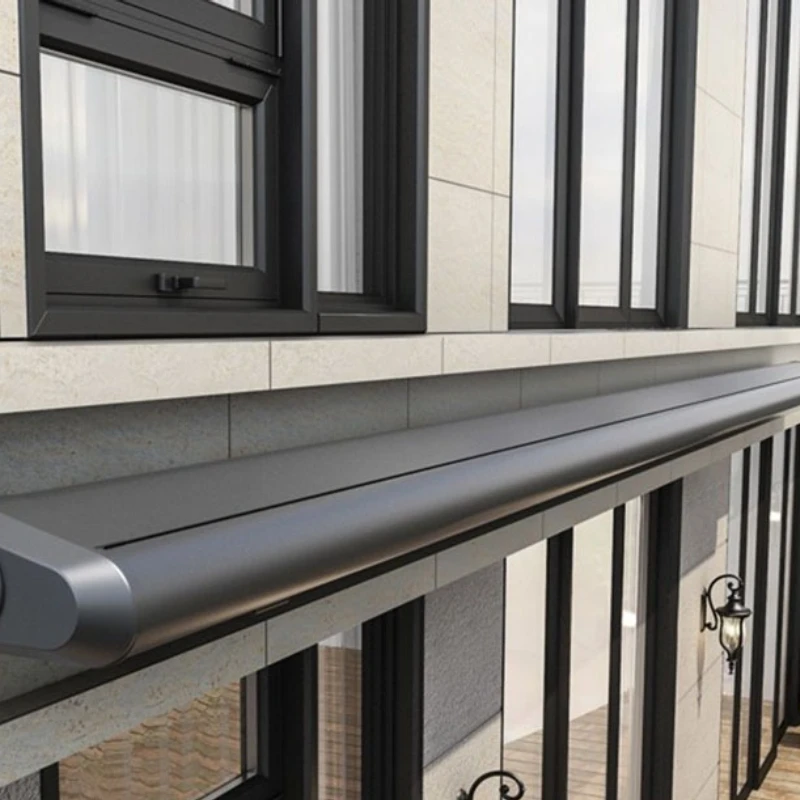 

Outdoor Electric Telescopic Awning Automatic Remote Control Aluminum Alloy Canopy Courtyard Balcony Patio Canopy