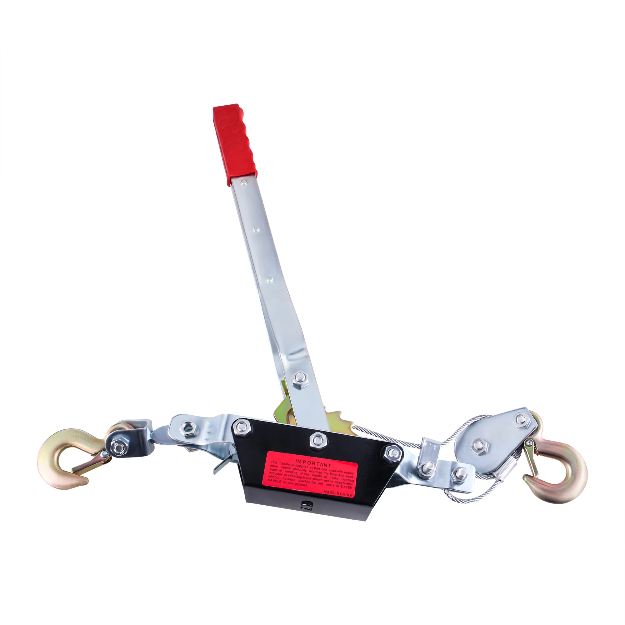 2 Ton Manual wire rope Ratchet tightener Winch Material Hand puller Tool Wire tensioner Manual lever Tools